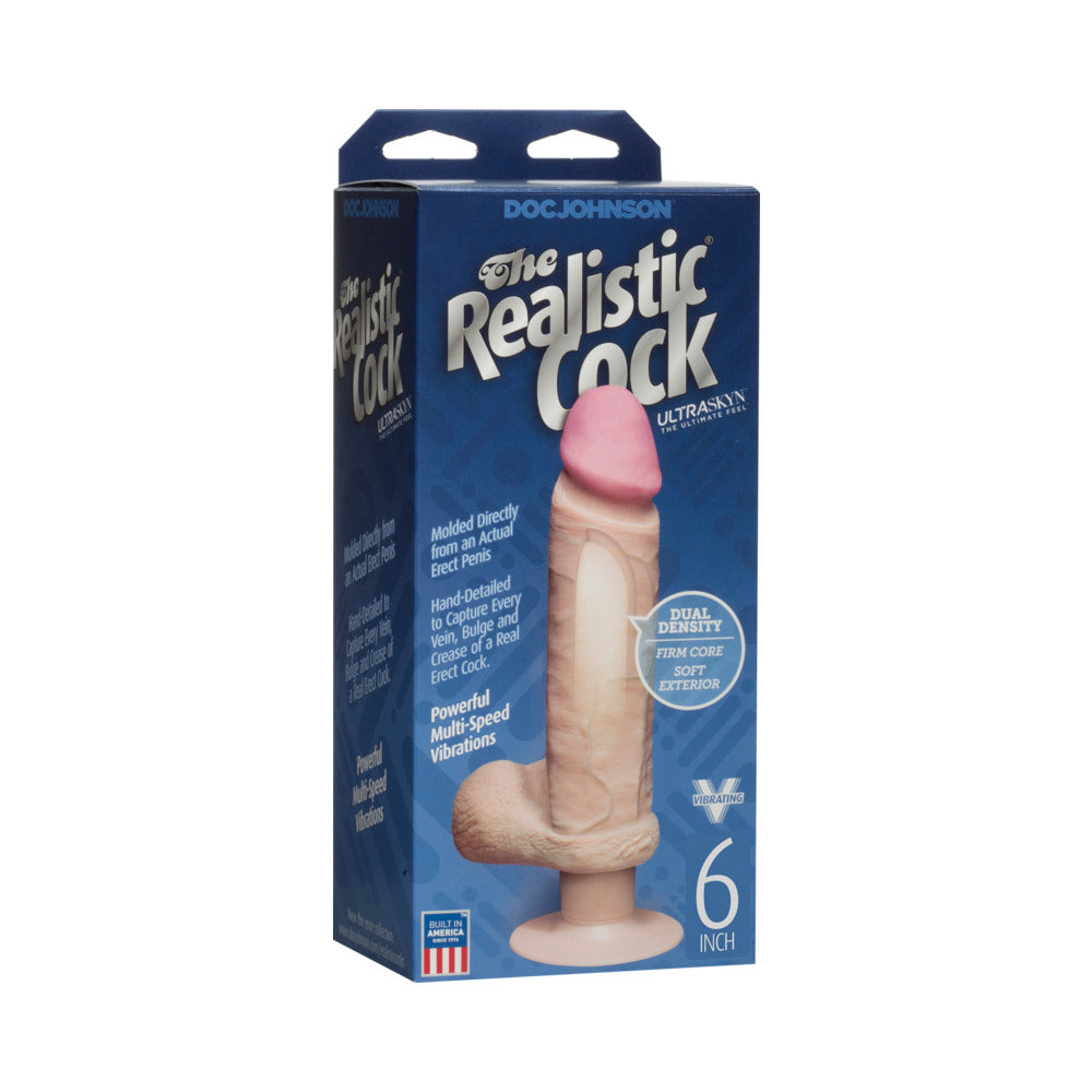 The Realistic Cock - Ur3 - Vibrating 6 Inch