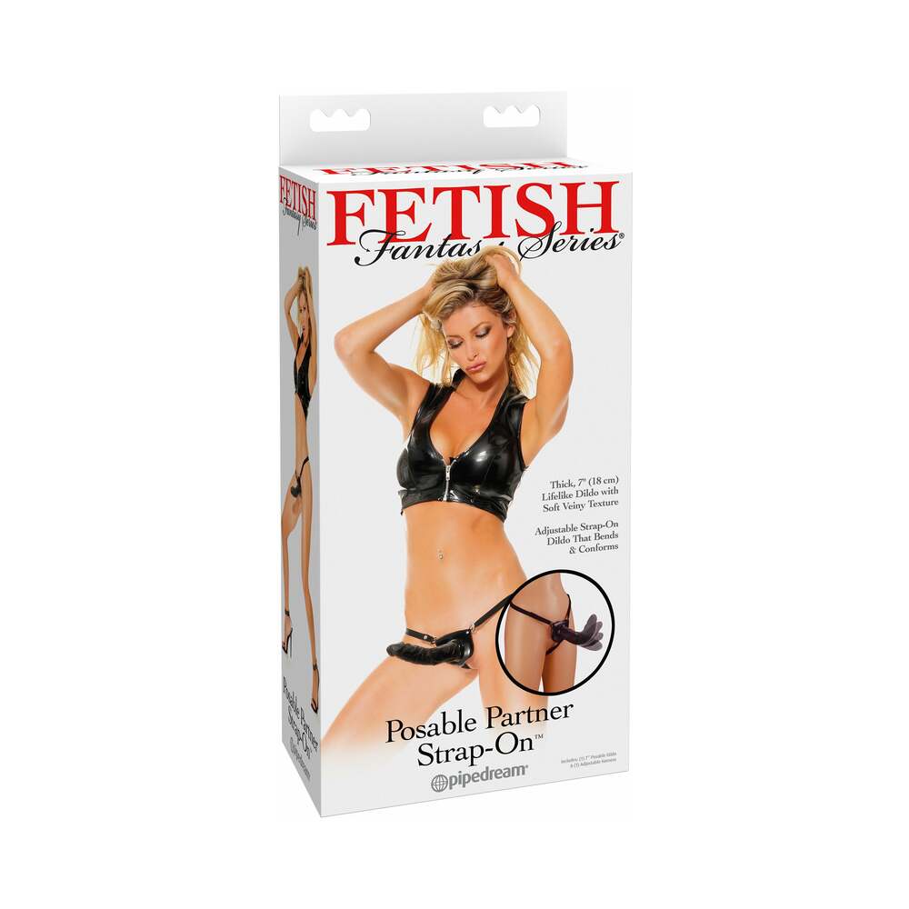 Fetish Fantasy Posable Partner Strap-On Black