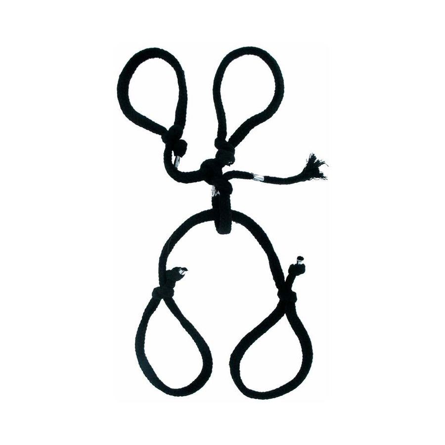 Fetish Fantasy Silk Rope Hog Tie