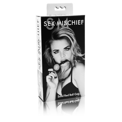 Sex And Mischief Solid Red Ball Gag O/S