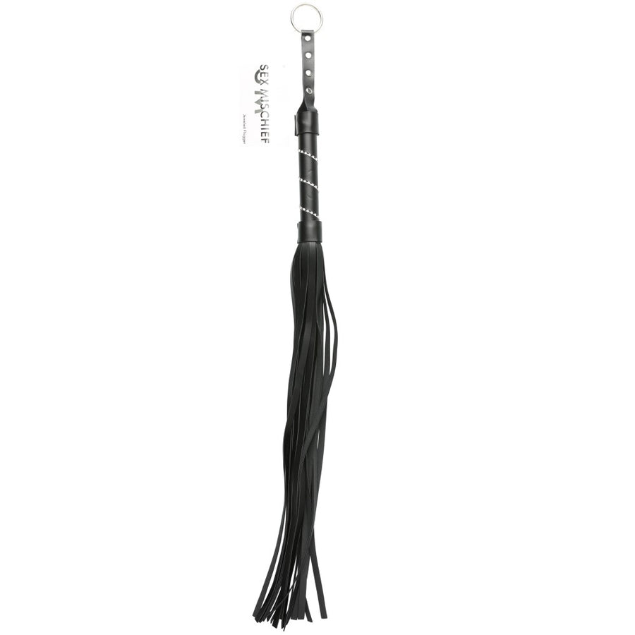 Jeweled Flogger (Black)