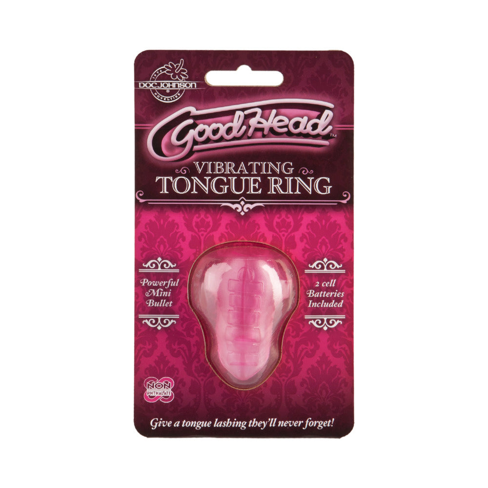 Goodhead Vibrating Tongue Ring Pink