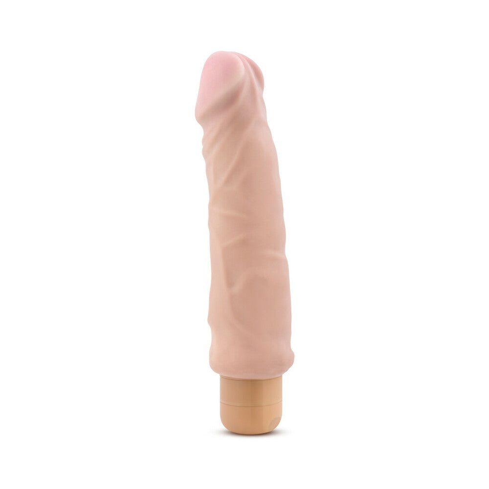 X5 Hard On Vibe 9 Inches Waterproof Dildo - Beige