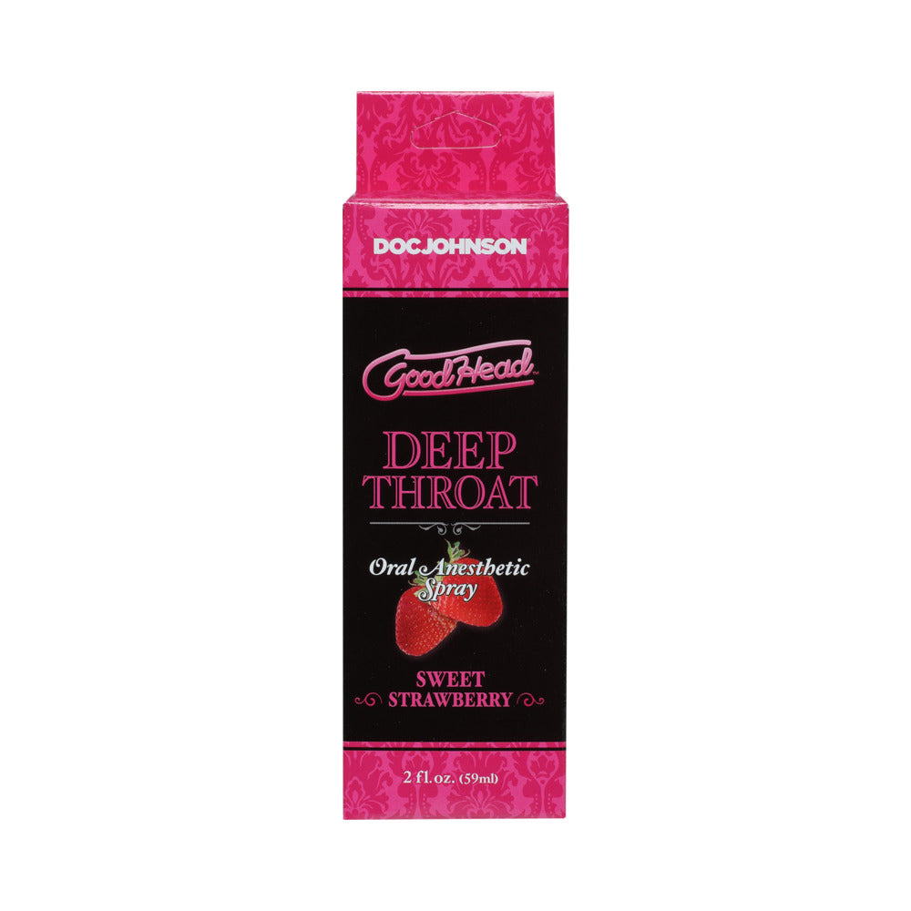 Goodhead Deep Throat Spray Sweet Strawberry 2Oz