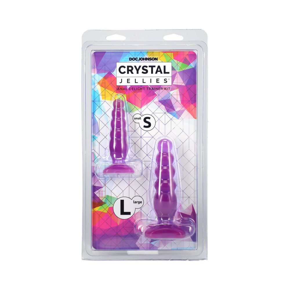 Crystal Jellies Anal Delight Trainer Kit - Purple