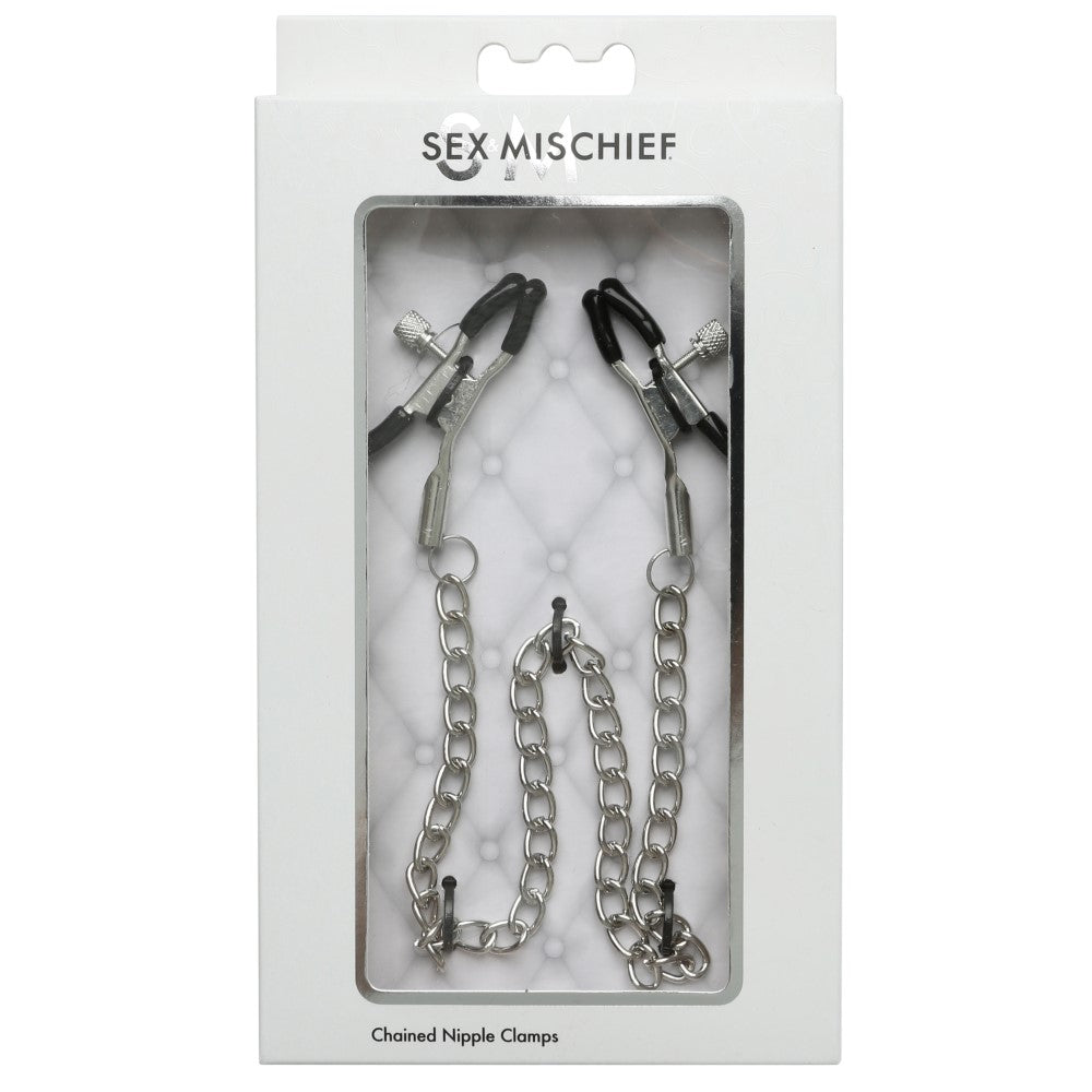 Sex And Mischief Chained Nipple Clamps