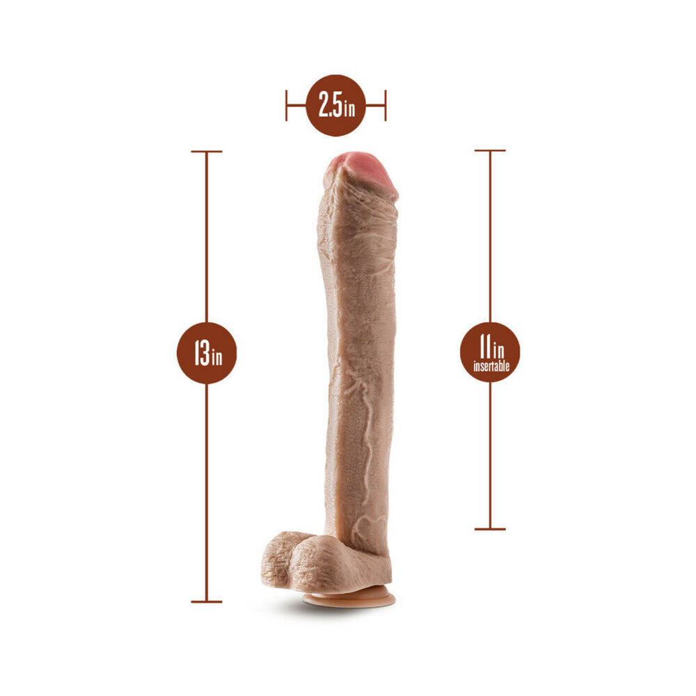 Hung Rider Lil John 13 Inches Beige Dildo