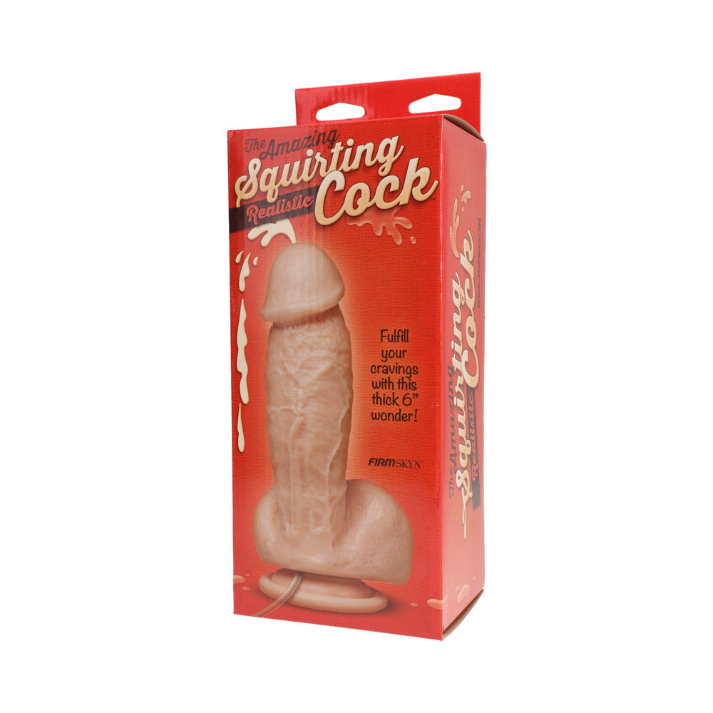 The Amazing Squirting Realistic Cock Beige