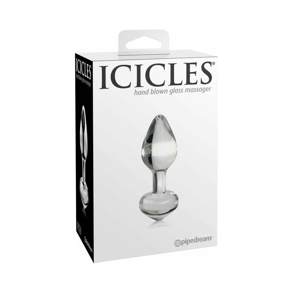 Icicles No. 44 Clear Butt Plug