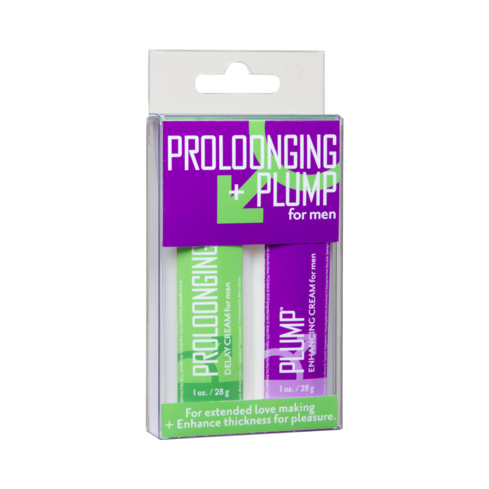 Proloonging + Plump For Men 2 Pack 1Oz Bottles