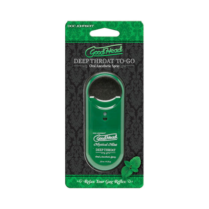 Goodhead To Go Deep Throat Spray .33Oz. Mystical Mint