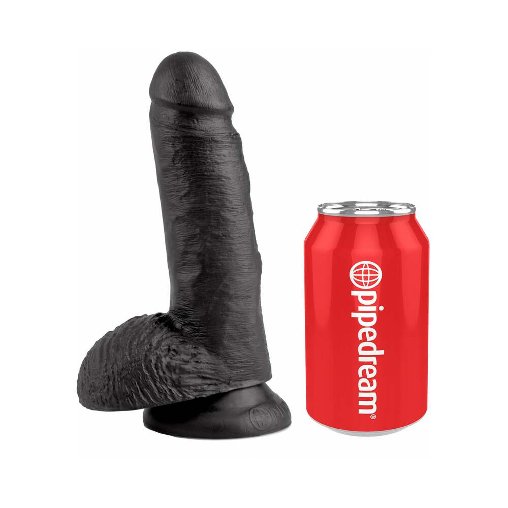 King Cock 7 Inch Realistic Dildo With Balls