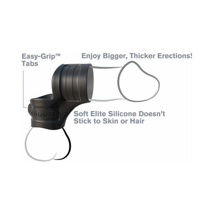 Fantasy C-Ringz Mr. Big Cock Ring &amp; Ball Stretcher - Black