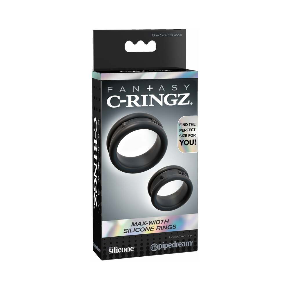 Fcr Max Width Silicone Rings Black