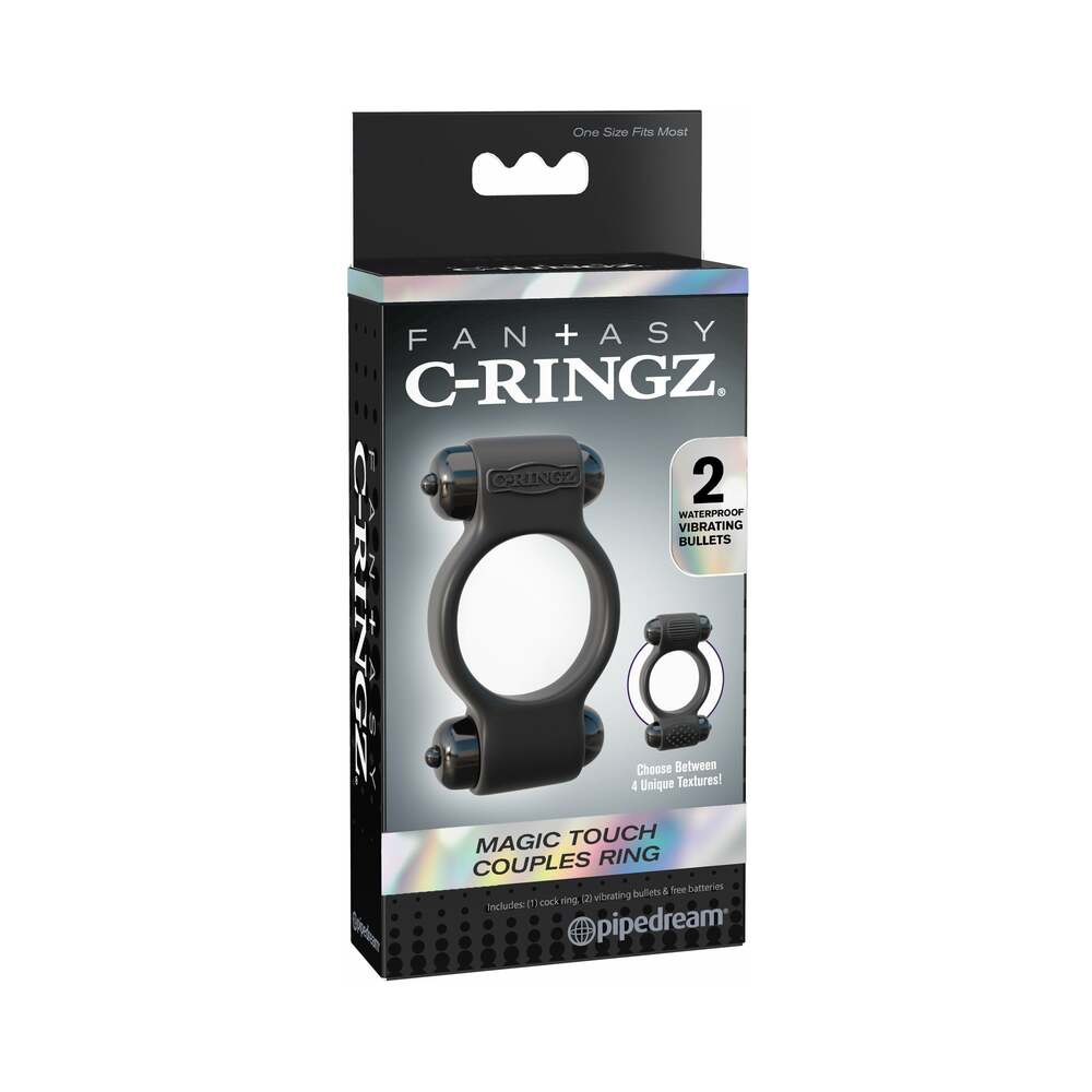 Fantasy C-Ringz Magic Touch Couples Ring - Black