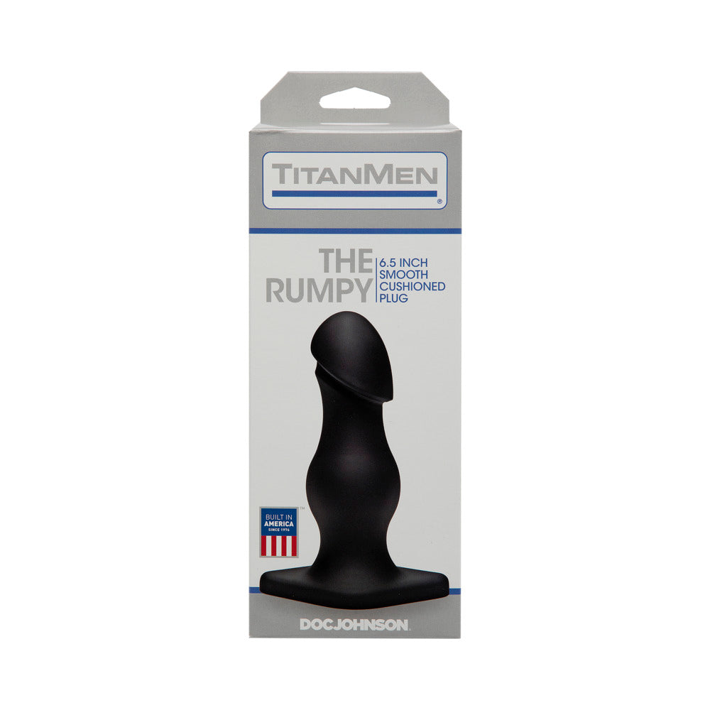 Titanmen The Rumpy Black Butt Plug