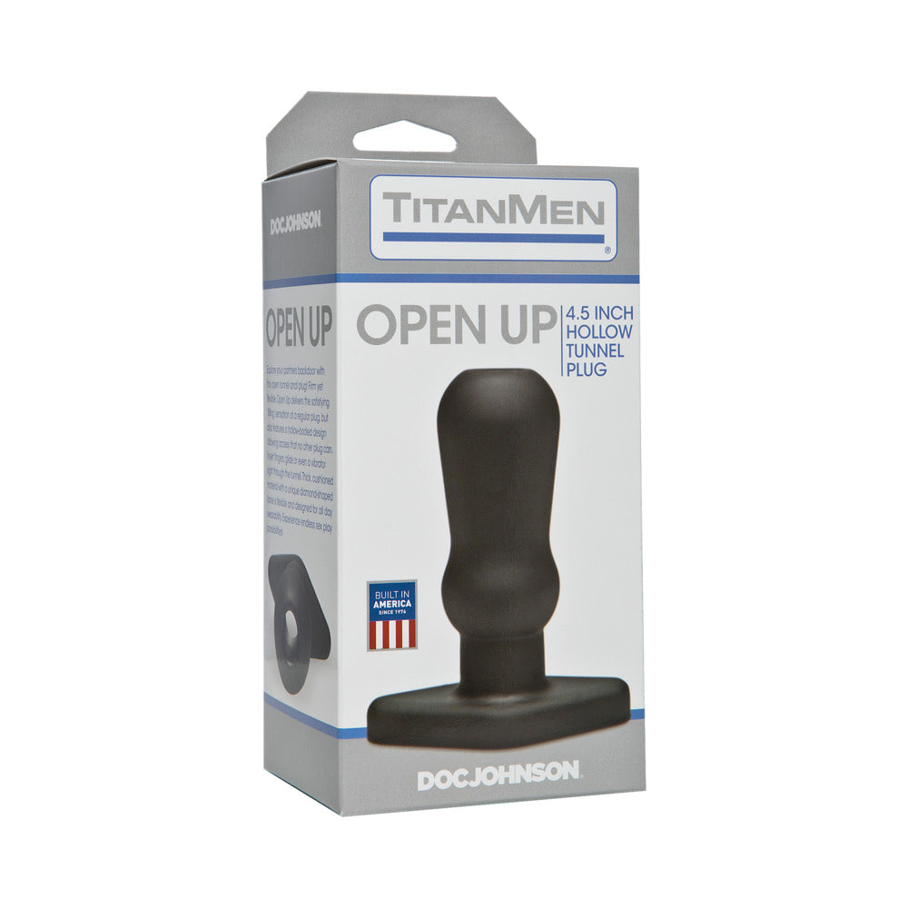 Titanmen The Open Up Black Butt Plug