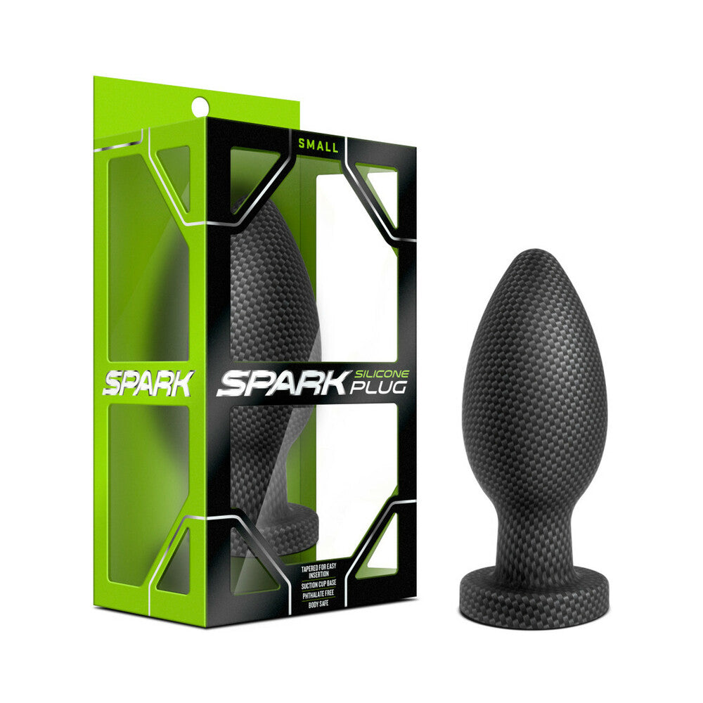 Spark - Silicone Plug - Small - Carbon Fiber