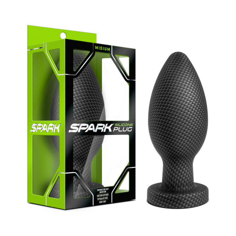 Spark Silicone Plug Large Black