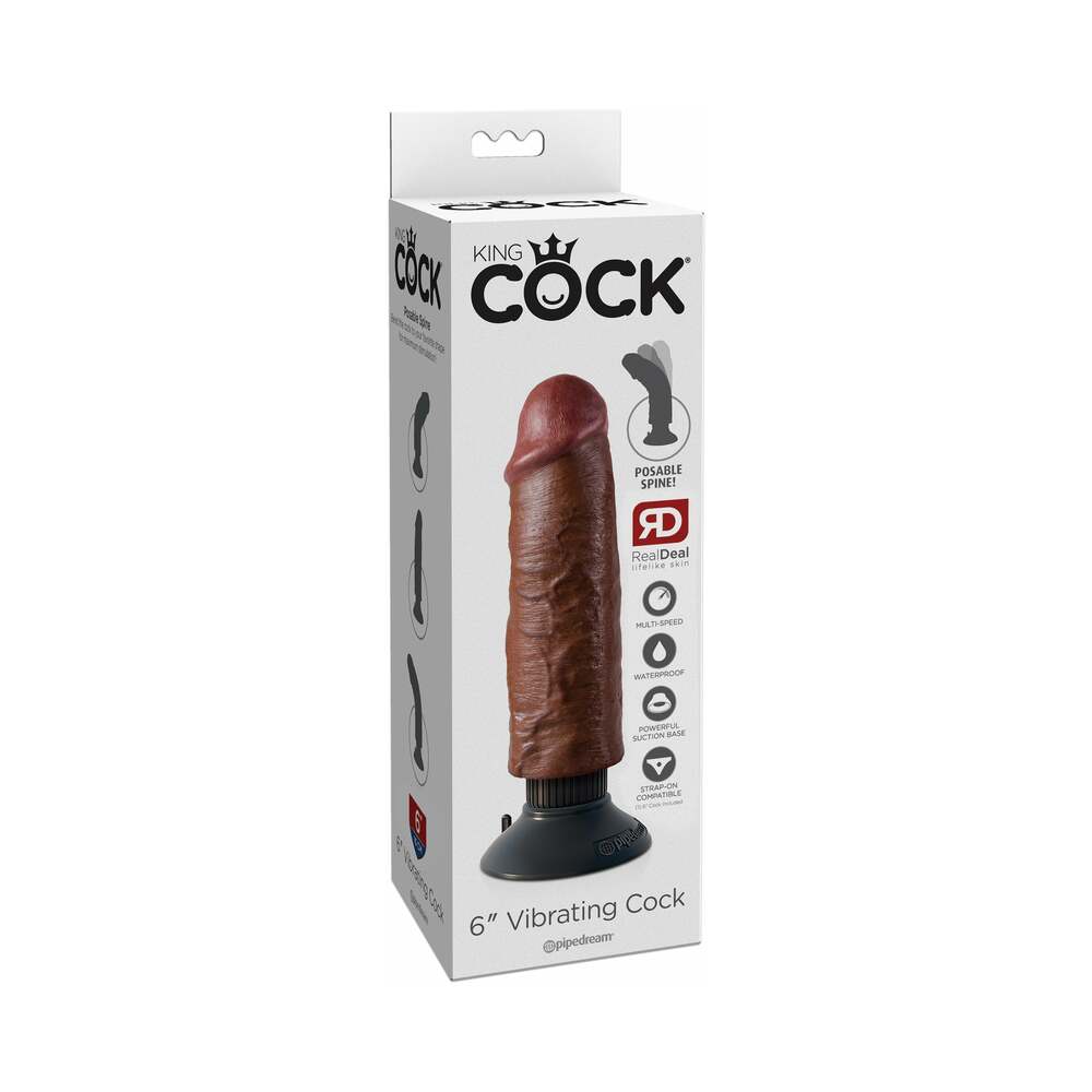 King Cock 6In Vibrating Cock