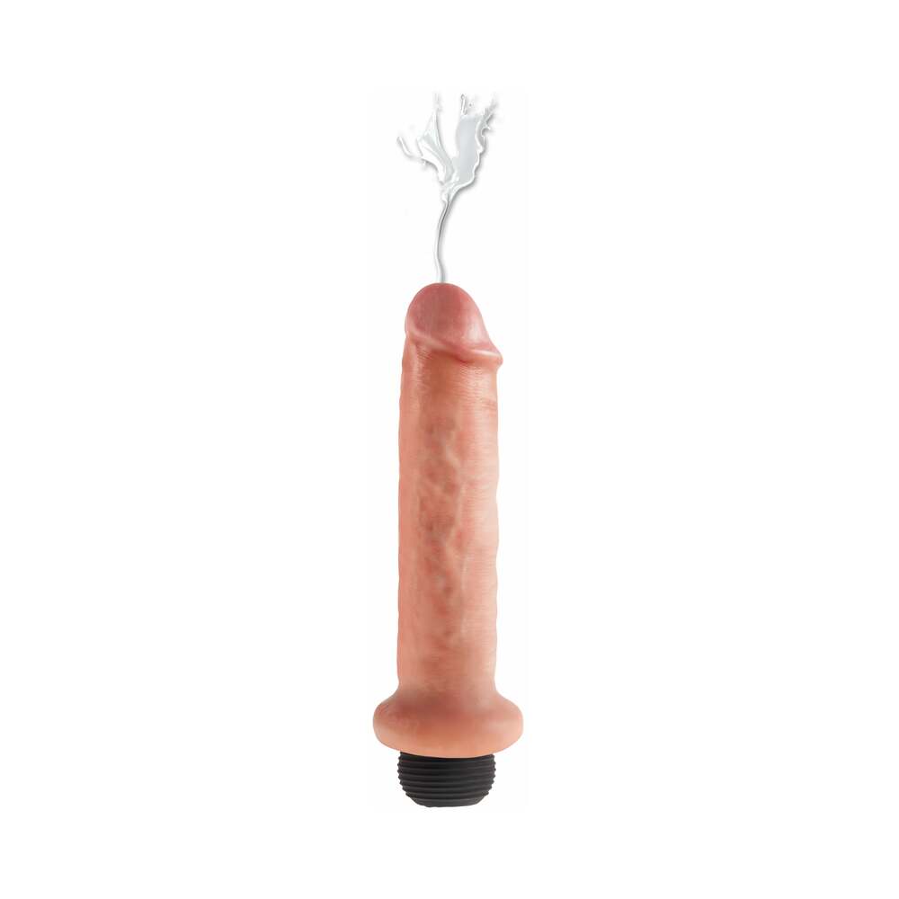 King Cock 7 Inches Squirting Dildo Beige