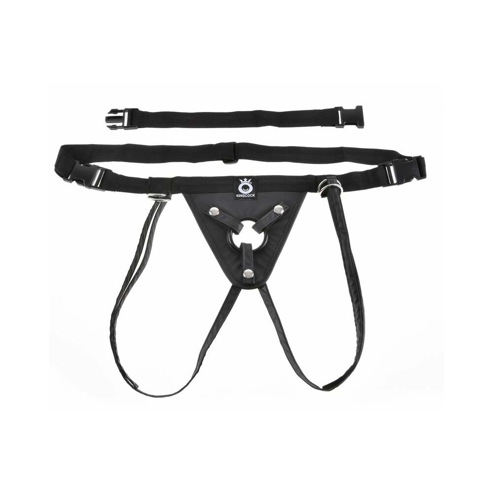 King Cock Fit Rite Harness Black Nylon Strap On