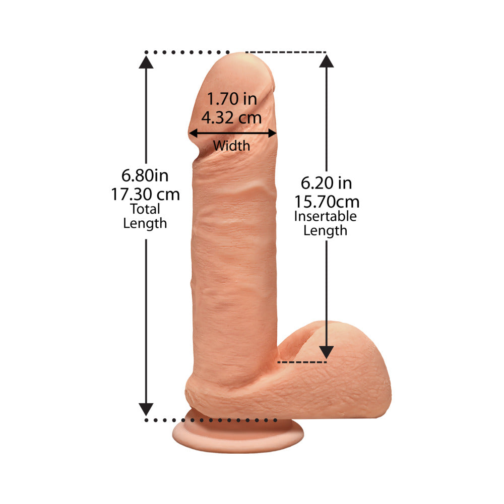 The D The Perfect D 7 Inch Realistic Dildo