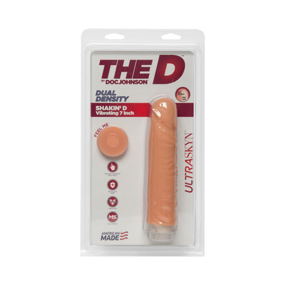 The D Shakin D 7 Inch Vibrating Dildo