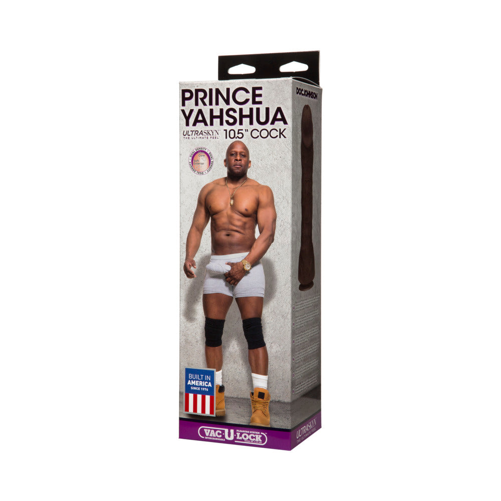 Prince Yahshua Ultraskyn 10.5 Inches Cock Brown Dildo