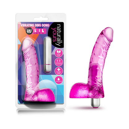 Naturally Yours Vibrating Ding Dong Realistic Dildo