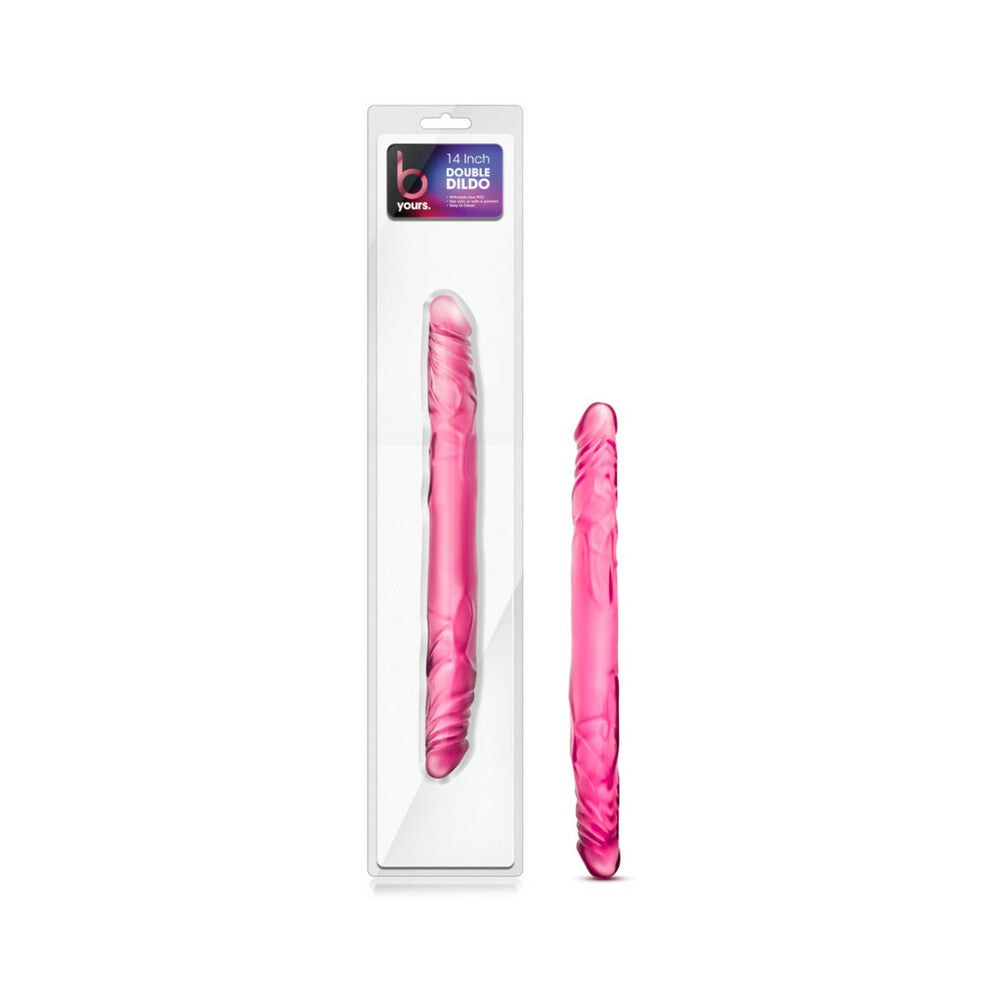 B Yours 14 Double Dildo - Pink