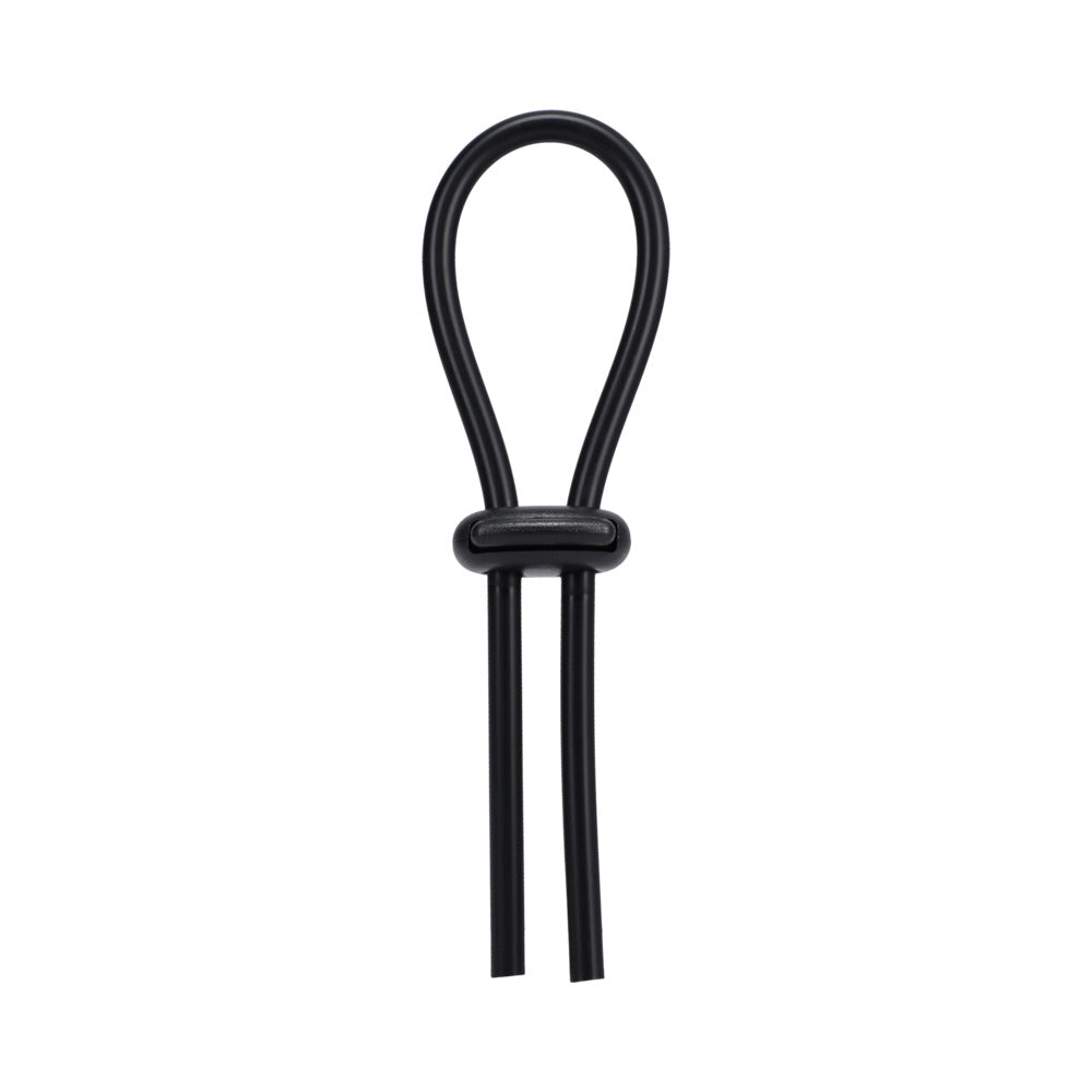 Rock Solid Lasso Cock Ring Black