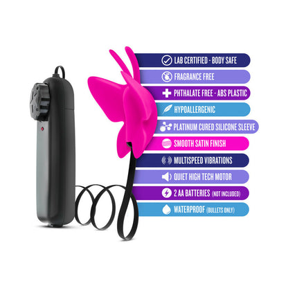 Luxe Butterfly Teaser Pink Clitoral Vibrator