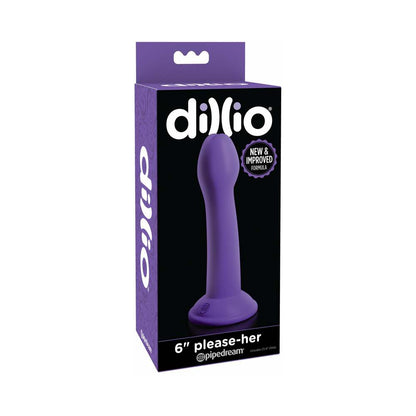 Dillio Purple 6 Inches Please Her Dildo