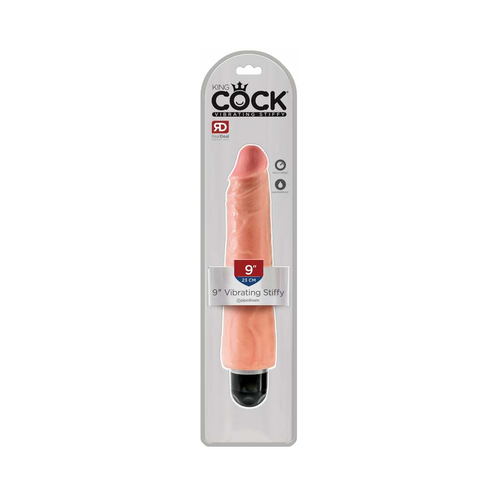 King Cock 9 Inches Vibrating Stiffy