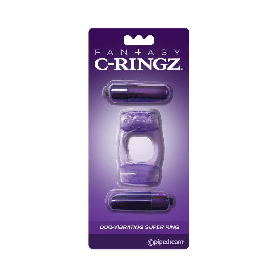 Fantasy C-Ringz Duo-Vibrating Super Ring Purple