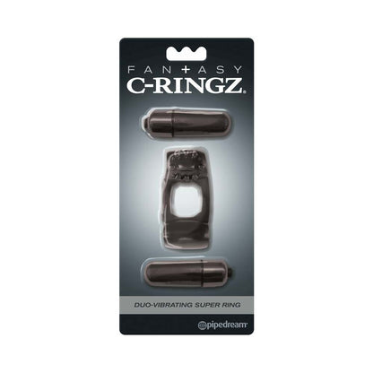 Fantasy C-Ringz Duo-Vibrating Super Ring Black