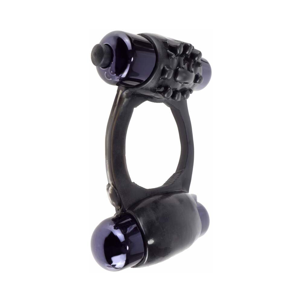 Fantasy C-Ringz Duo-Vibrating Super Ring Black