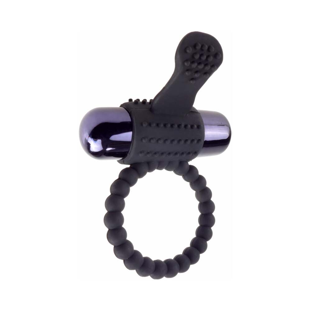 Fantasy C-Ringz Vibrating Silicone Super Ring  Black