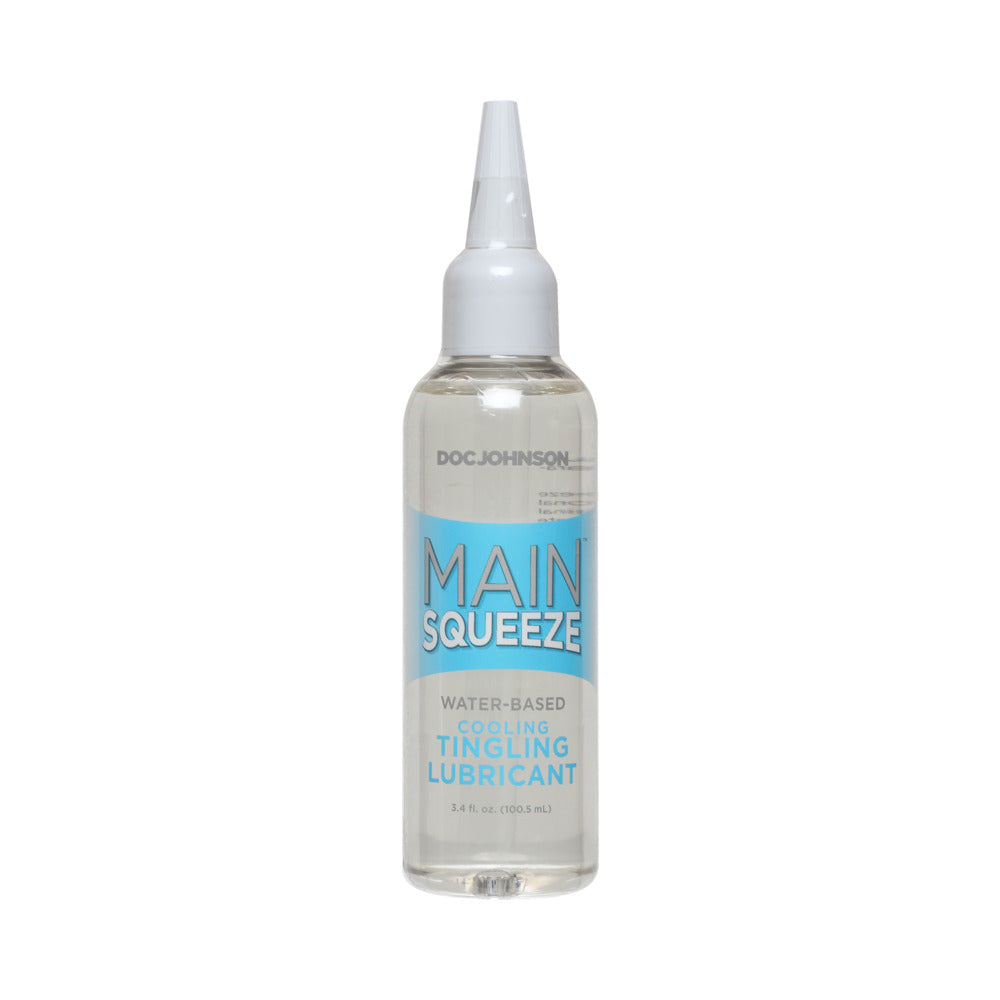 Main Squeeze Cooling Tingling Water Based Lubricant 3.4Oz