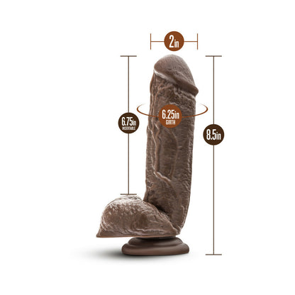 Dr. Skin - Mr. D - 8.5 Inch Dildo - Chocolate