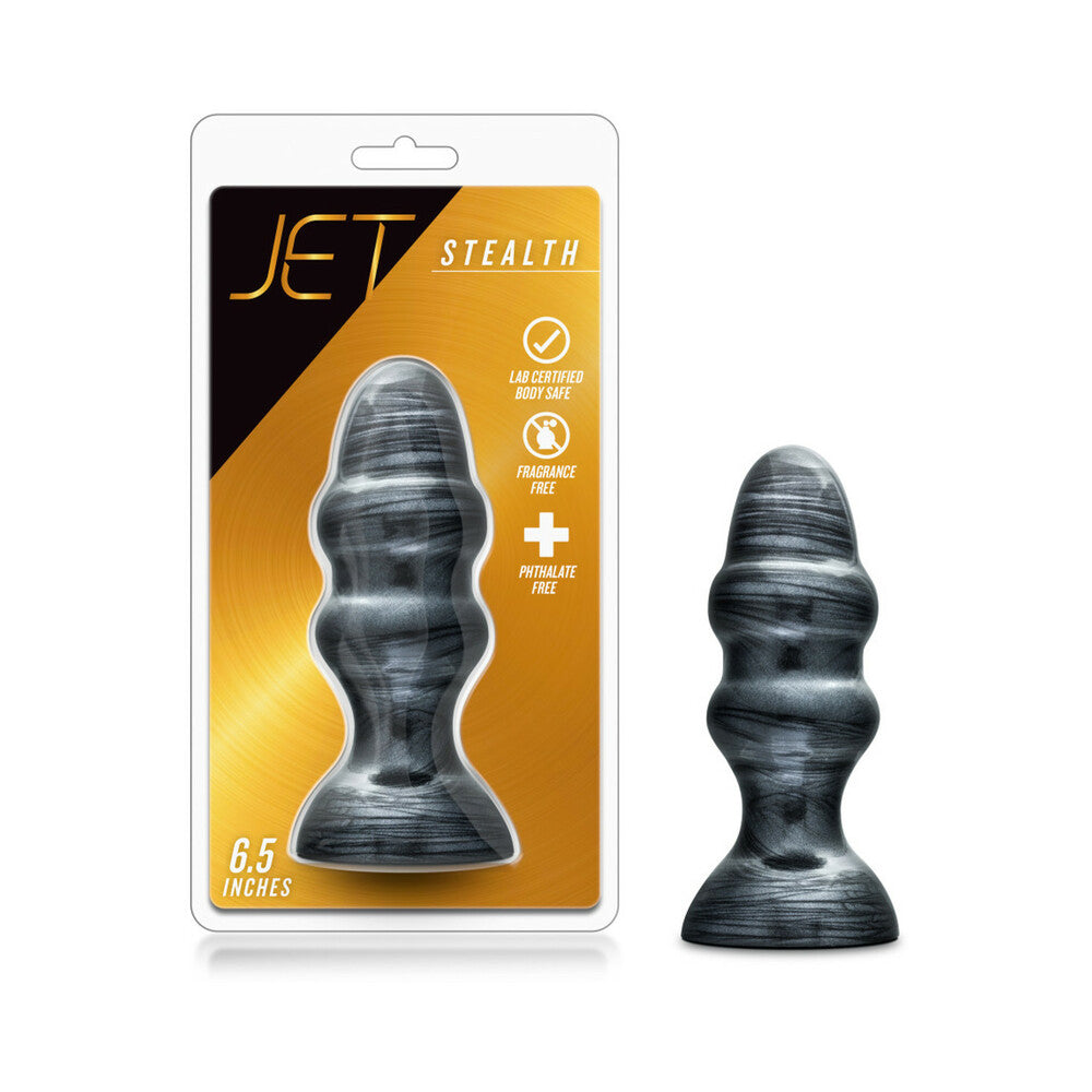 Jet Stealth Carbon Metallic Black Butt Plug