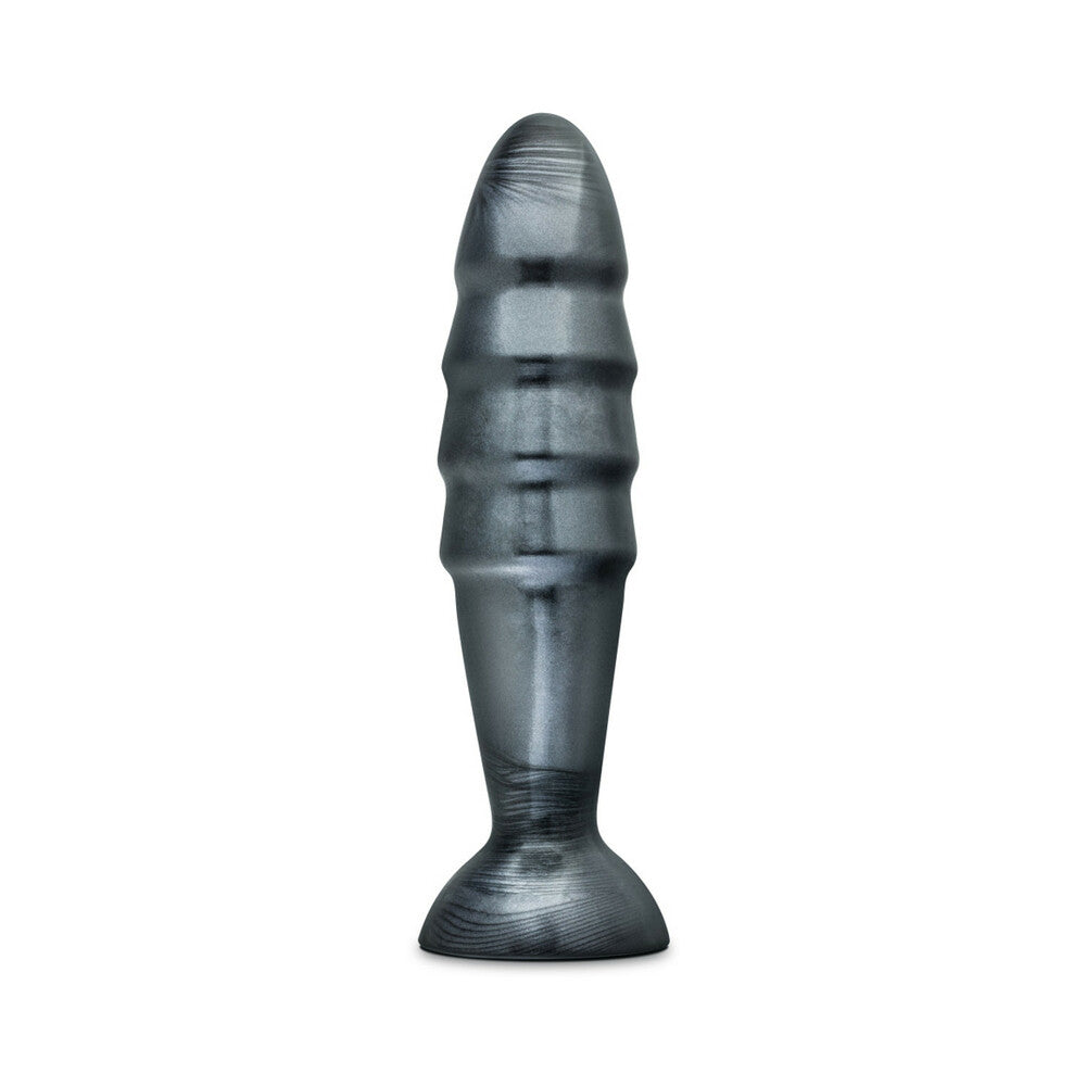 Jet Destructor Carbon Metallic Black Butt Plug