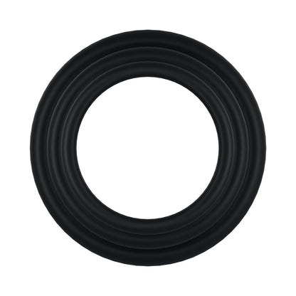 Rock Solid Tri-Pack Rubber Gasket (1.25In, 1.5In, 2In) Black