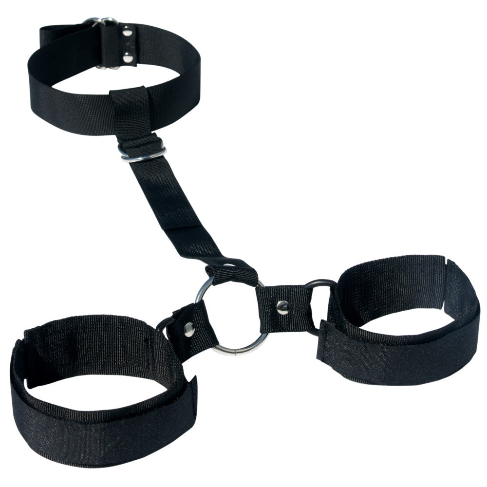 S&amp;M Shadow Neck And Wrist Restraint