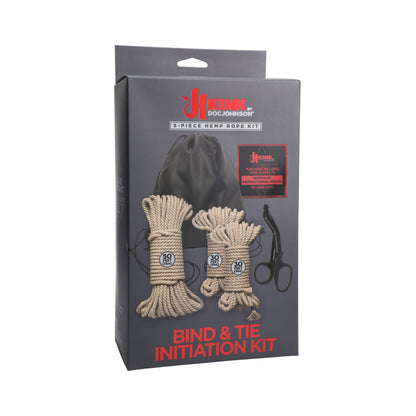 Kink Bind &amp; Tie Initiation Kit 5 Piece Hemp Rope Kit