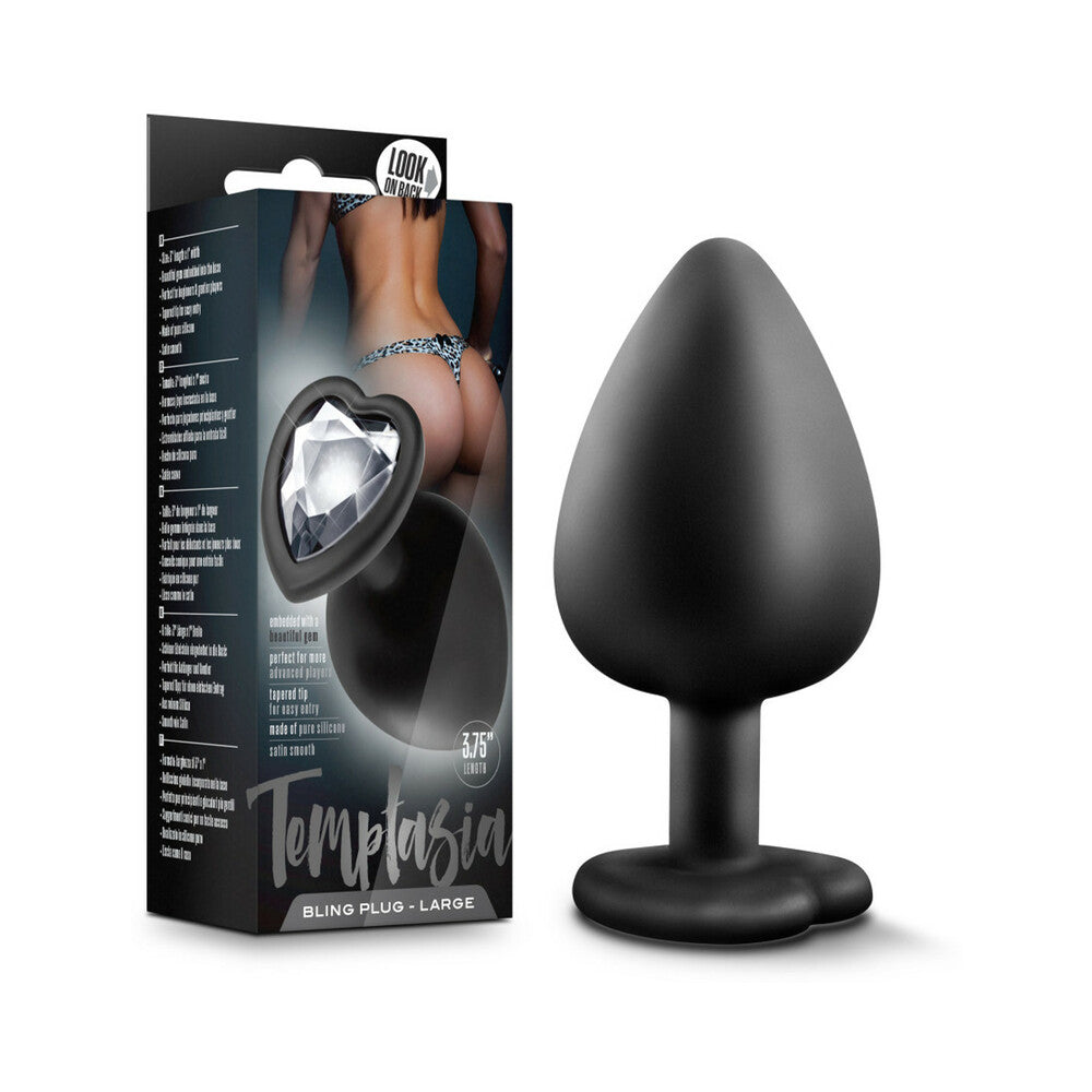 Temptasia Bling Plug Large Black