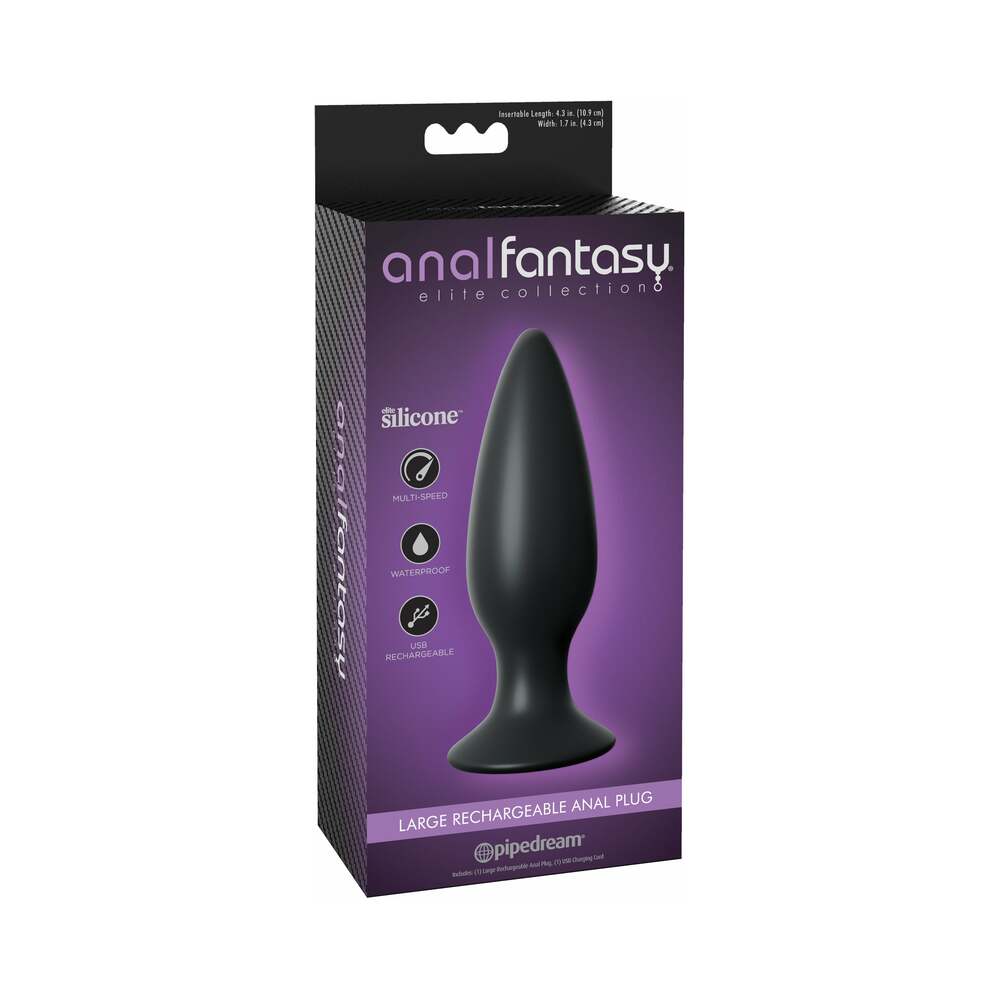 Anal Fantasy Elite Large Rechargeable Anal Plug