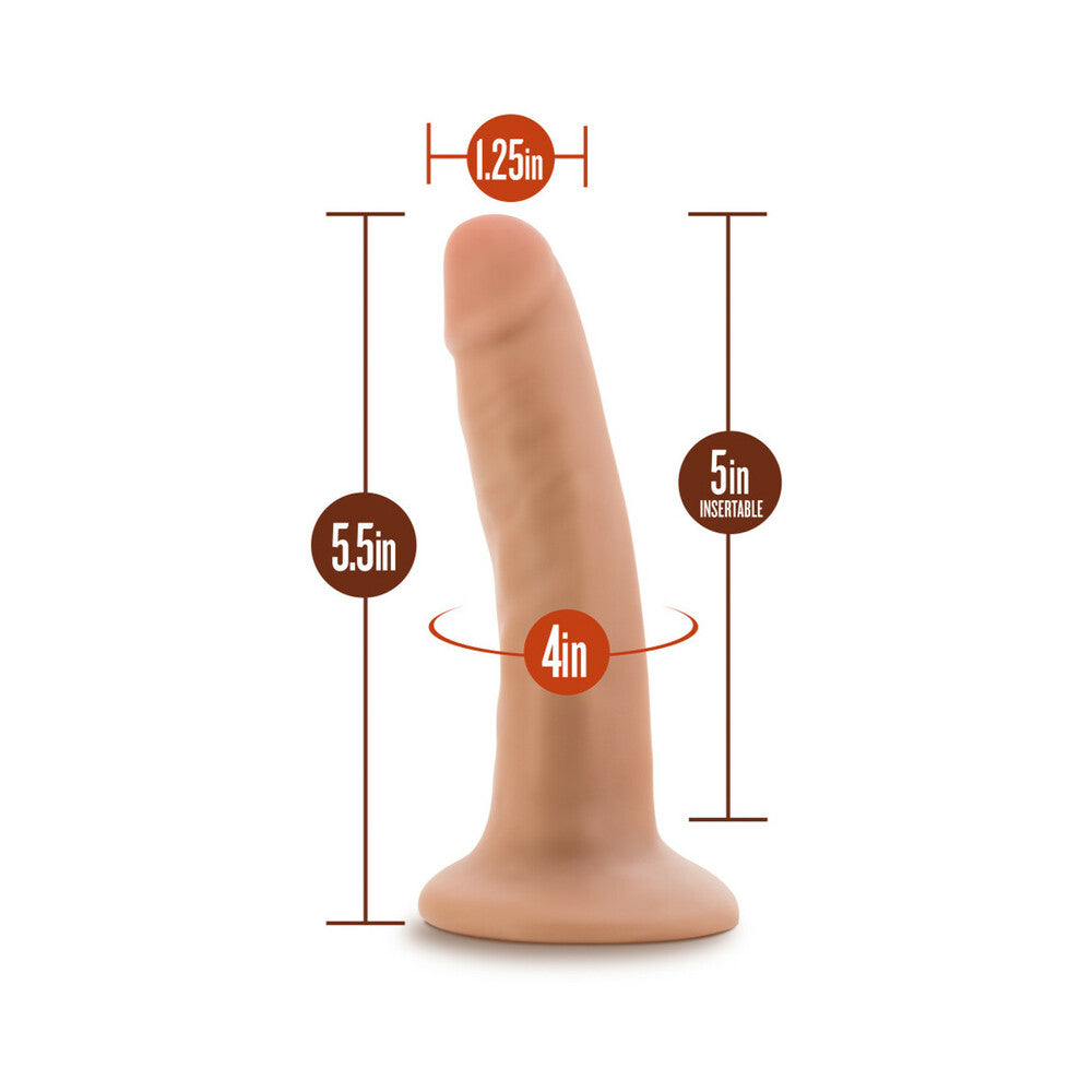 Dr. Skin - 5.5 Inch Cock With Suction Cup - Vanilla