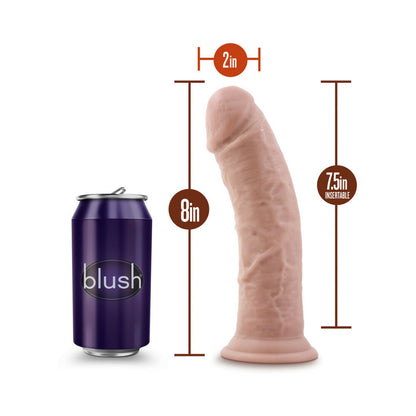 Dr. Skin - 8 Inch Cock With Suction Cup -  Chocolate